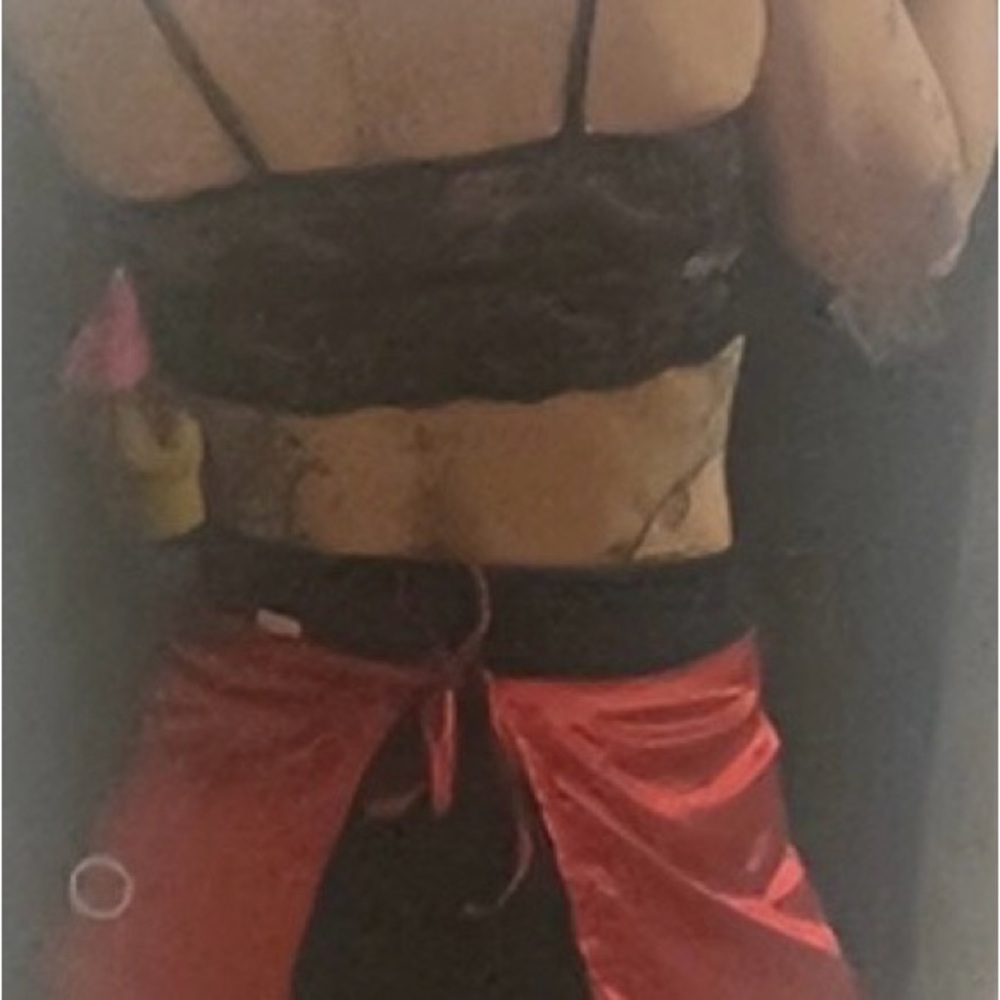 Black and Red Elegant Bra